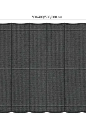 Koopje Harmonicadoek 290 x 400 cm Antraciet